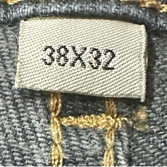 🔹 CALVIN KLEIN Men’s Slim Straight Jeans 38x32 Dark Wash 🔹 - Picture 6 of 10